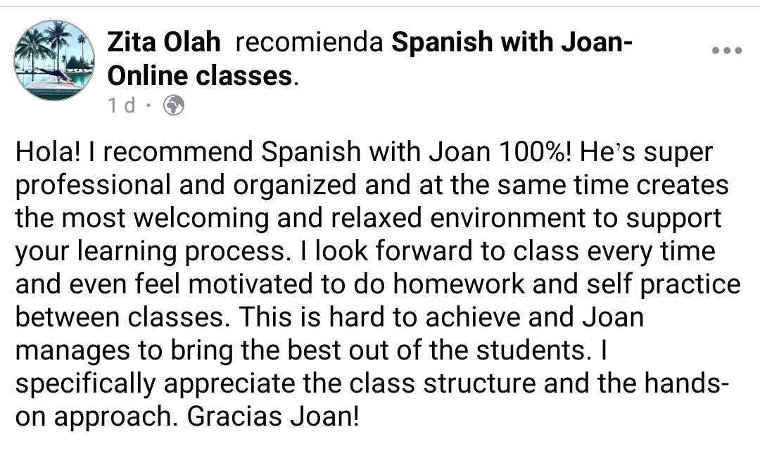 Spanish with Joan